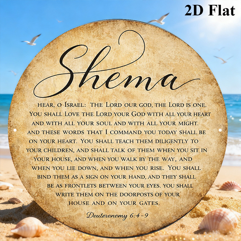 Art & Craft Clipart - CIFBUY Vintage Judaica Scripture Aluminum Wall