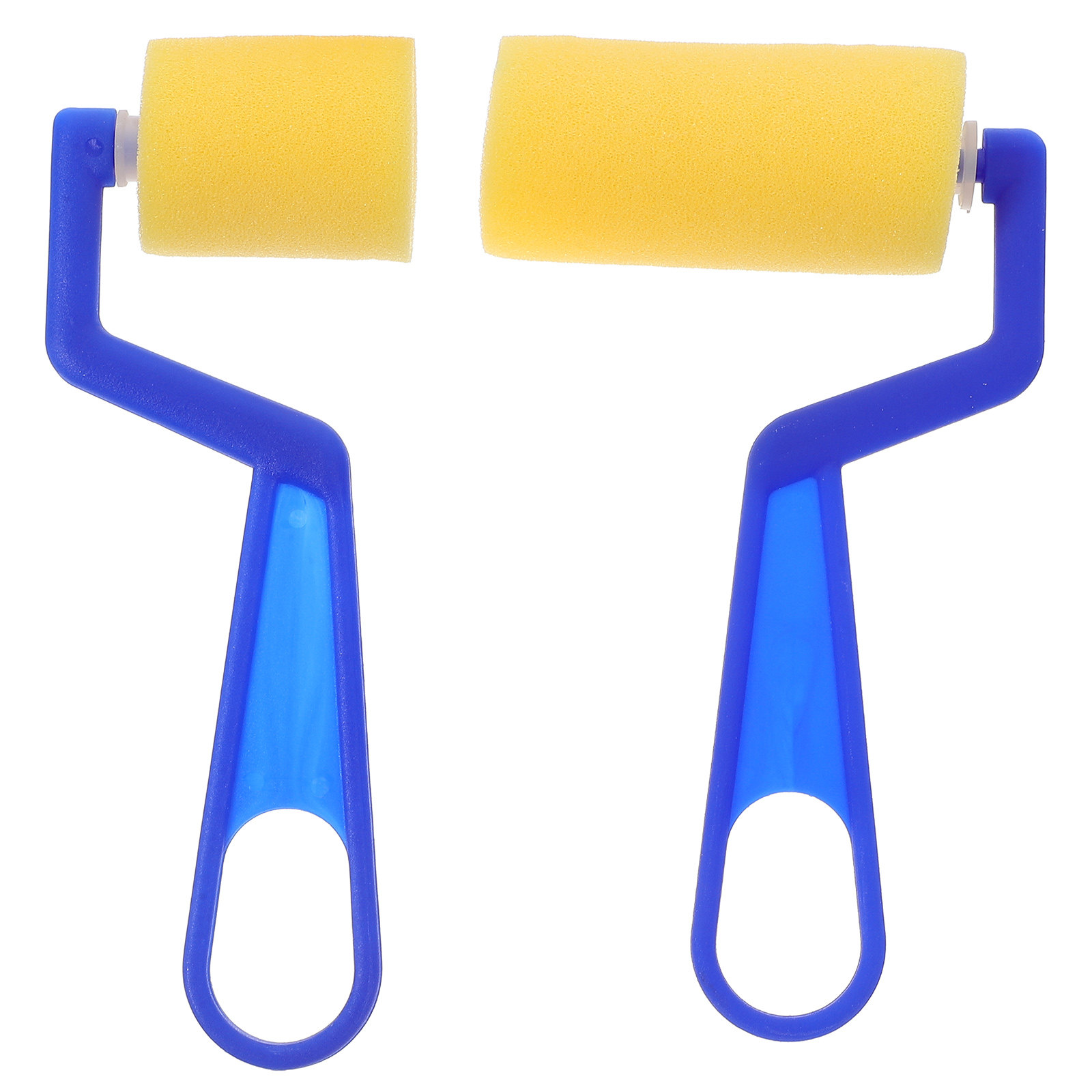 Art And Craft With Paint - 2Pcs Kids Painting Sponge Brush Rollers