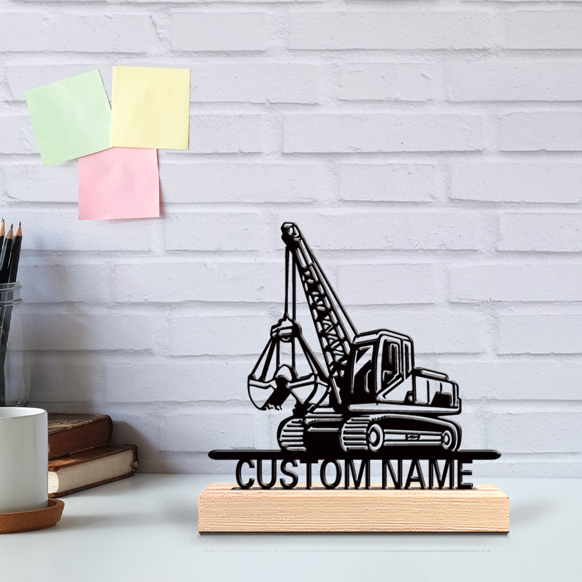 Art Craft Us - 1pc tractor Customized Letter Tin Statue