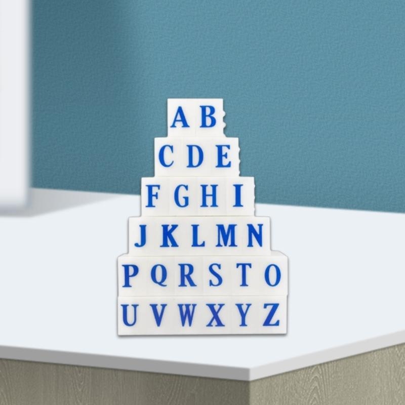 Art Craft Description - 97BA 26Pcs Large Letter Stamp Detachable