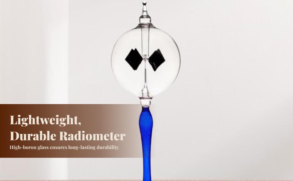 Art And Craft Science - Solar Crookes Radiometer Windmill Glass Decorative