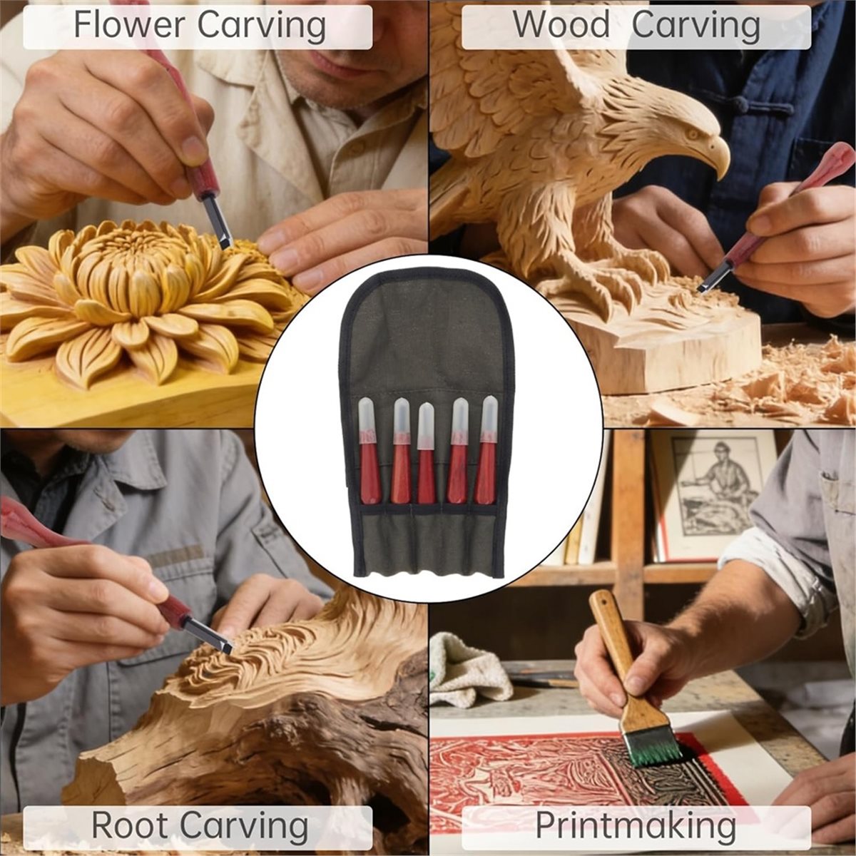 A89X 5 Pcs Linocut Carving Too - đánh giá và giá Linocut Carving Tool