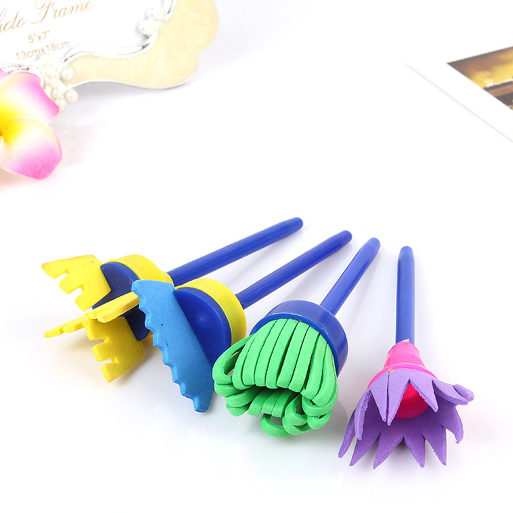 Painting Sponge Brush Set Plas - đánh giá và giá Art And Craft With Paint