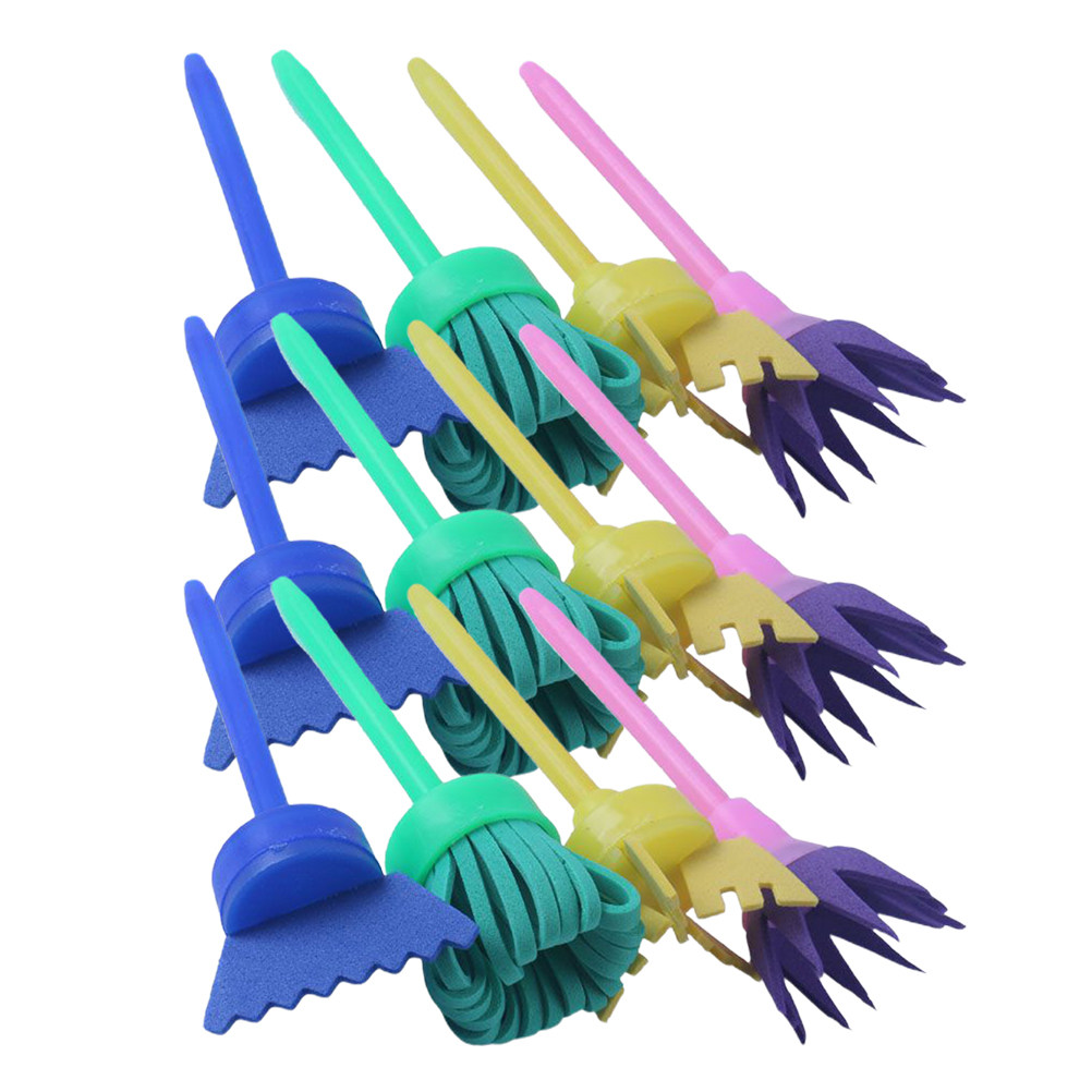 Painting Sponge Brush Set Plas - đánh giá và giá Art And Craft With Paint