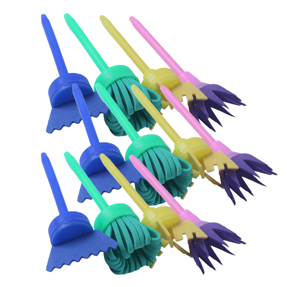 Painting Sponge Brush Set Plas - đánh giá và giá Art And Craft With Paint