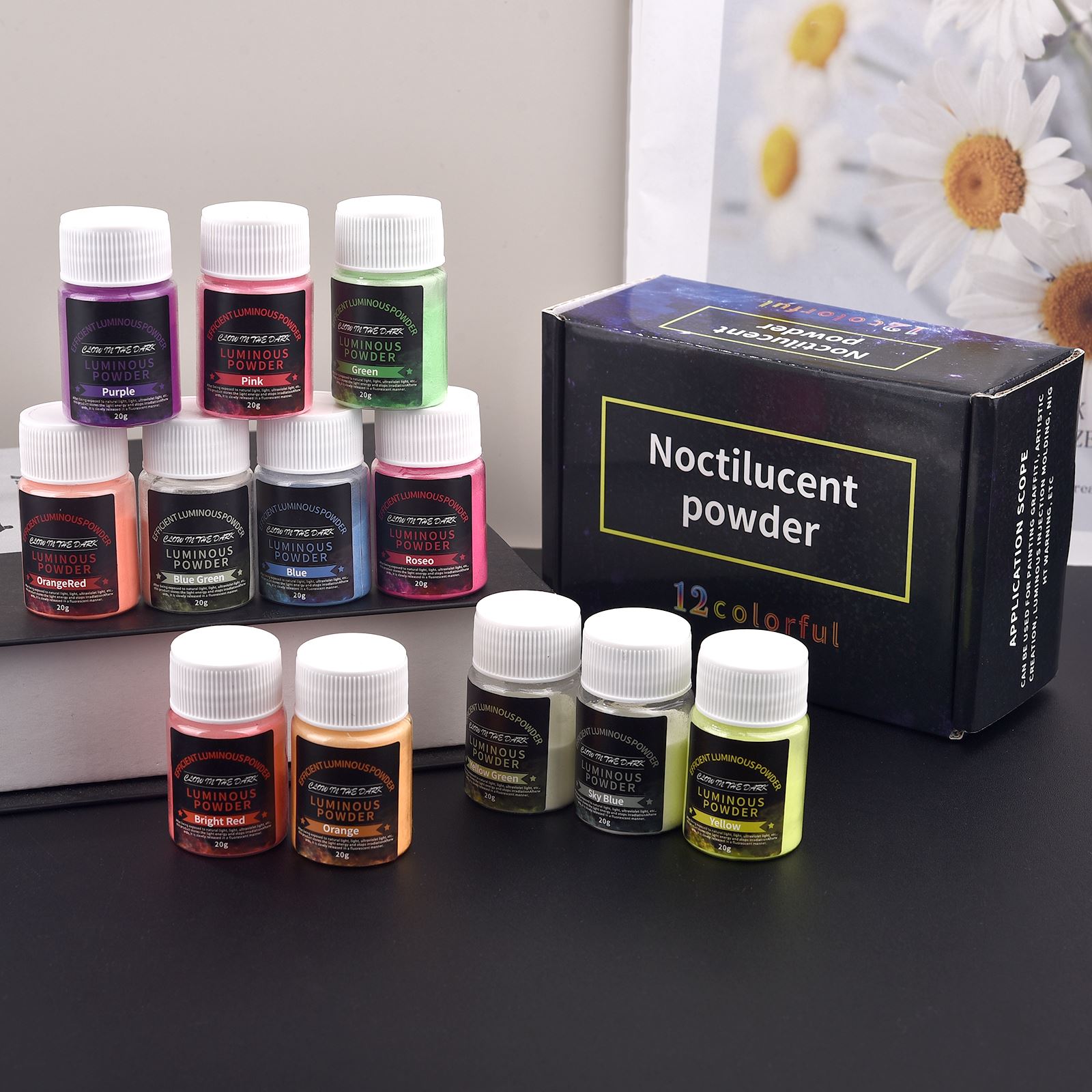 20g Long Lasting Bright Lumino - đánh giá và giá Resin Pigment Powder