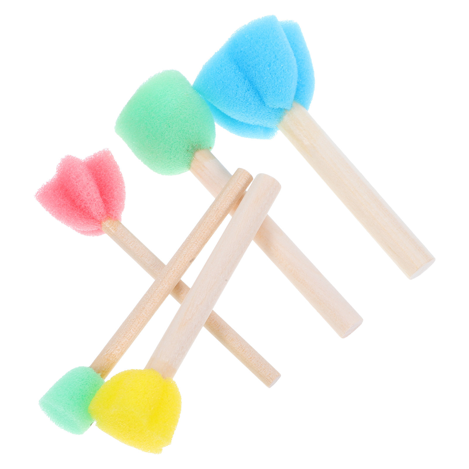 5Pcs Kids Sponge Brush Set Pai - đánh giá và giá Art Craft Doodle