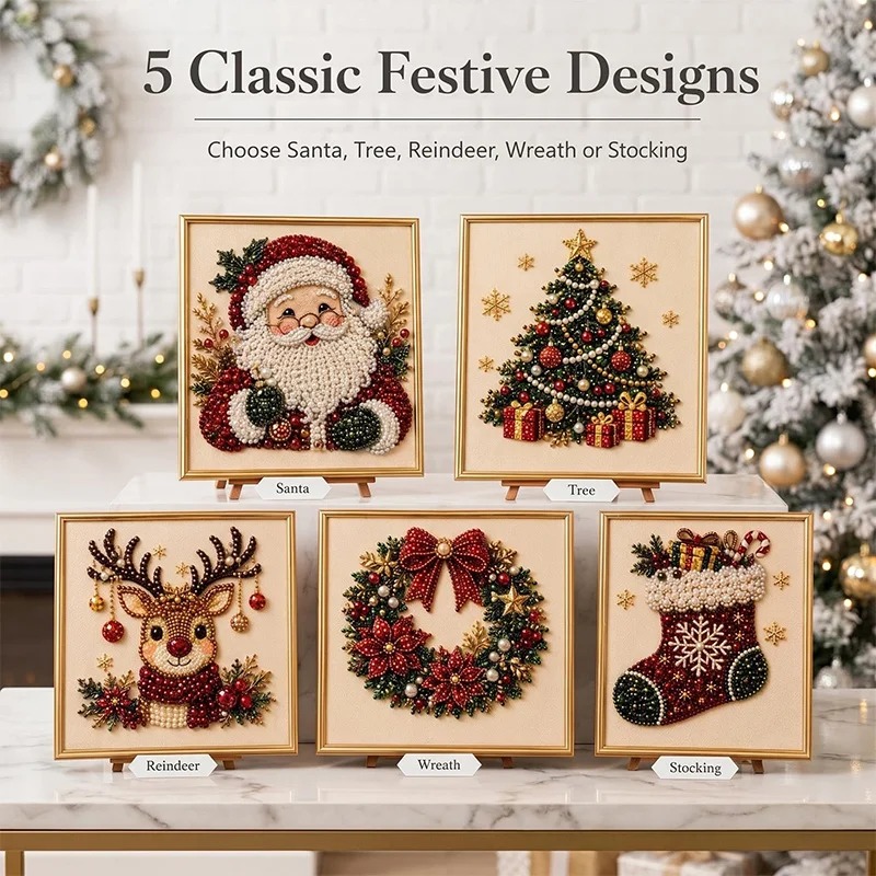 Christmas Pearl Diamond Painti - đánh giá và giá Art Craft Website