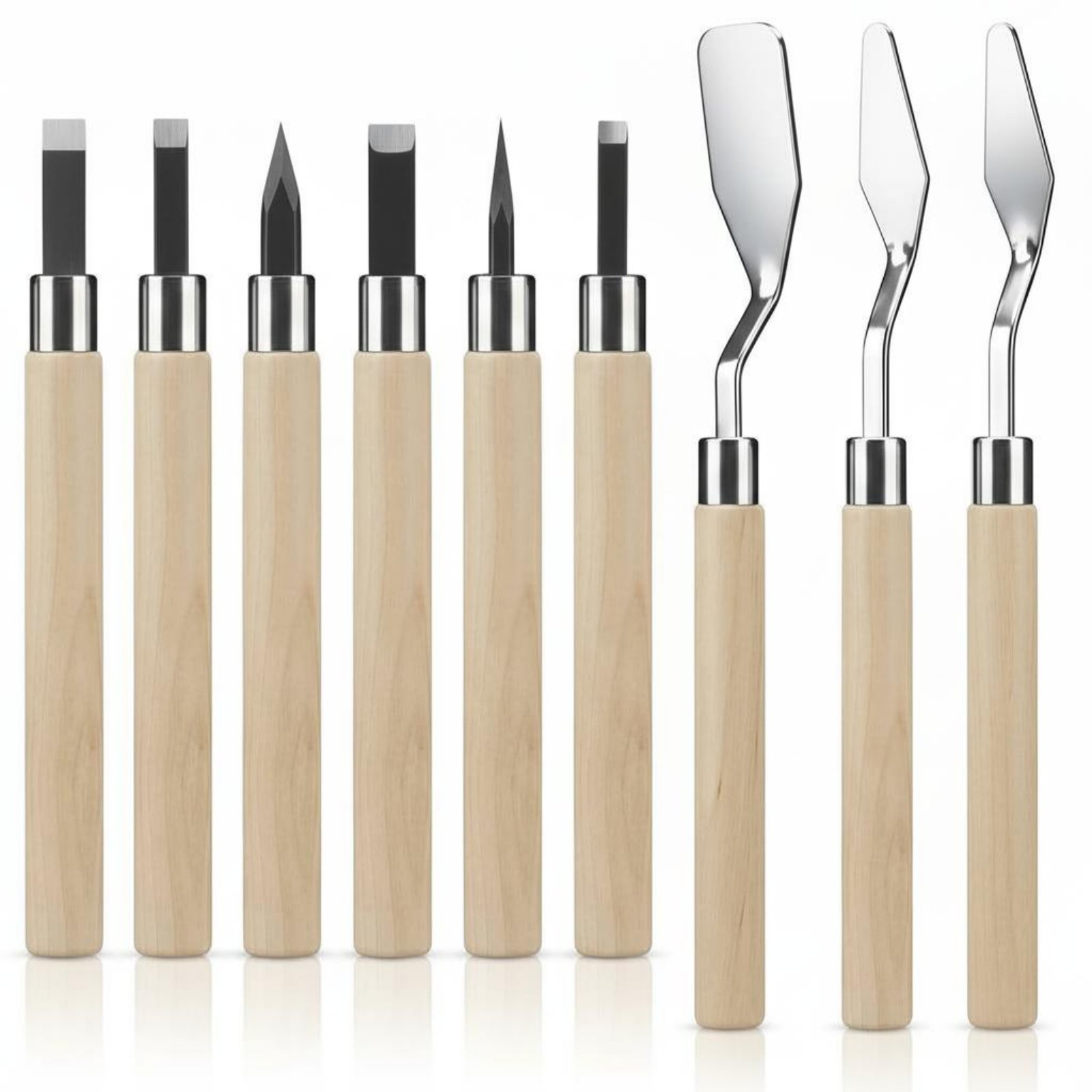 9 Pieces Linoleum Carving Kit  - đánh giá và giá Linocut Carving Tool