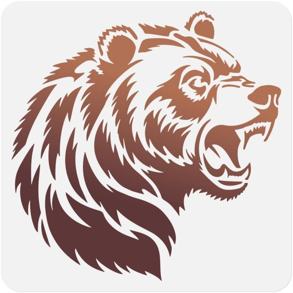 1 Piece Roaring Bear Head Anim - đánh giá và giá Art And Craft With Paint