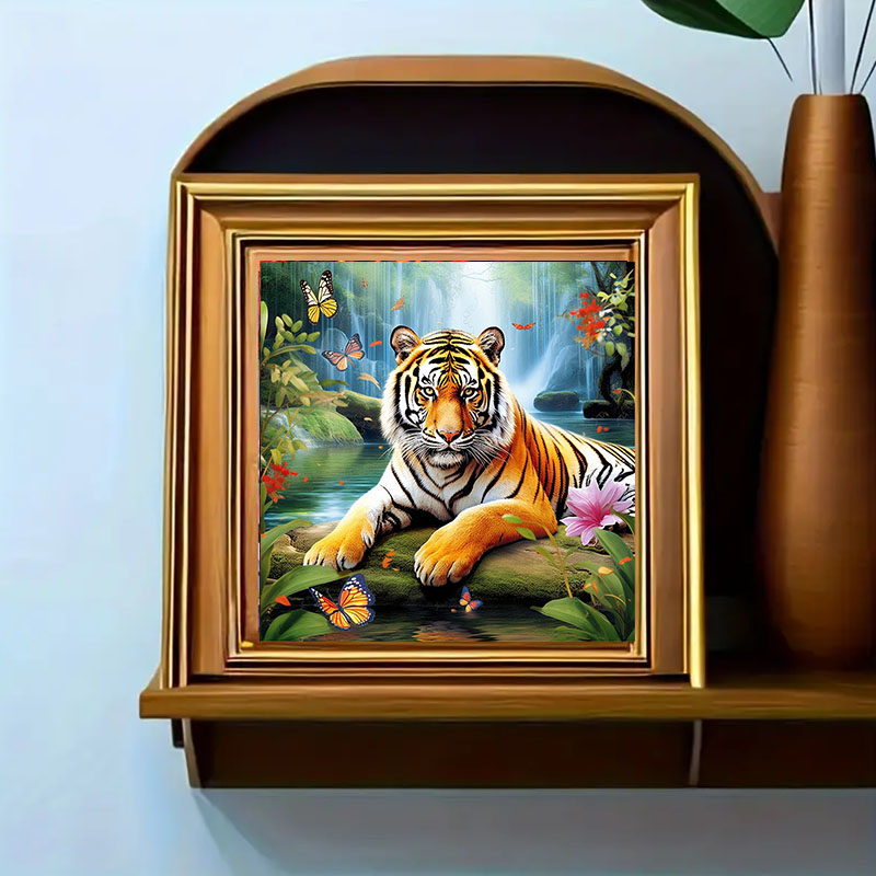 1 Set of Tiger King Diamond Pa - đánh giá và giá Art Craft Website