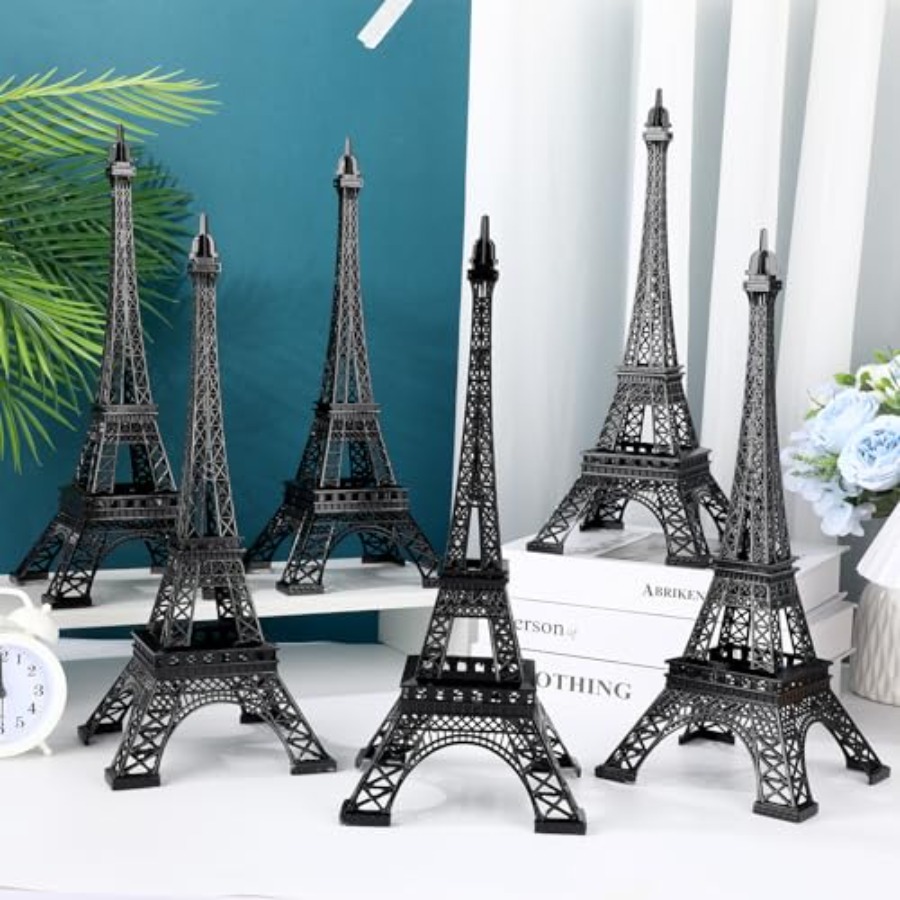 6 Pcs 15'' Eiffel Tower Statue - đánh giá và giá Art Craft Model