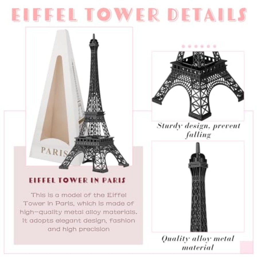 6 Pcs 15'' Eiffel Tower Statue - đánh giá và giá Art Craft Model