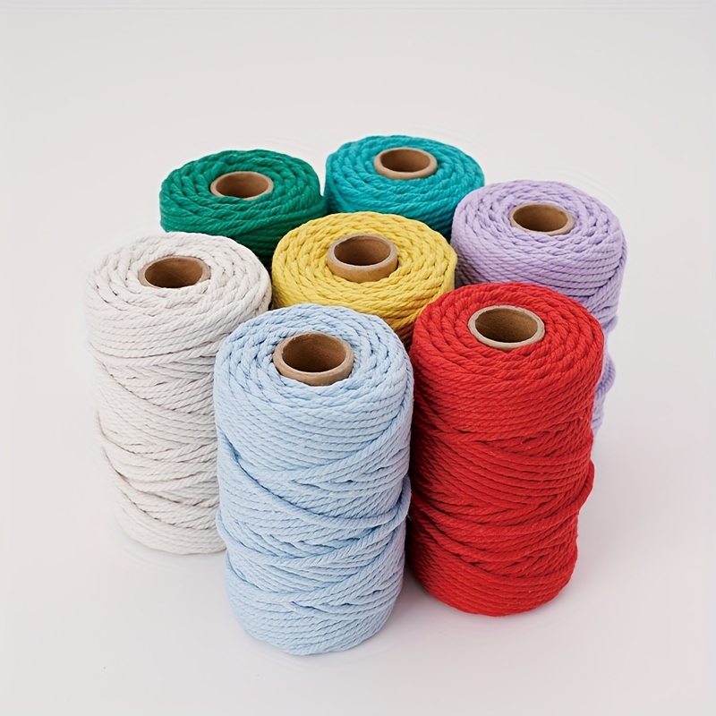 3mm Natural & Colorful Core-Sp - đánh giá và giá Macrame Cord Cotton