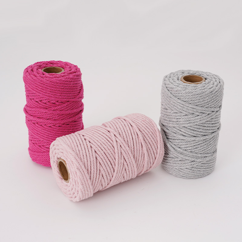 3mm Natural & Colorful Core-Sp - đánh giá và giá Macrame Cord Cotton
