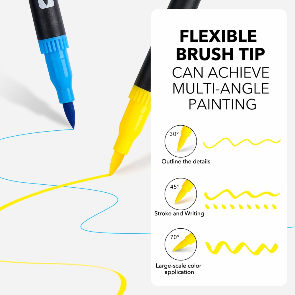 1 Set Water-Based Dual Tip Col - đánh giá và giá Art Craft Journal