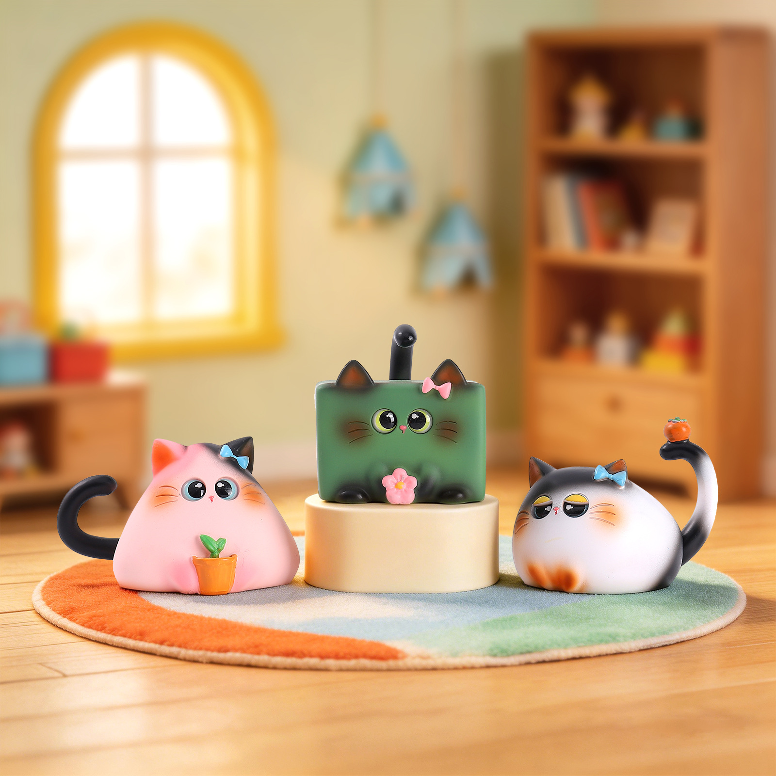 Blind Box Cat Figurine Resin C - đánh giá và giá Art Craft Website