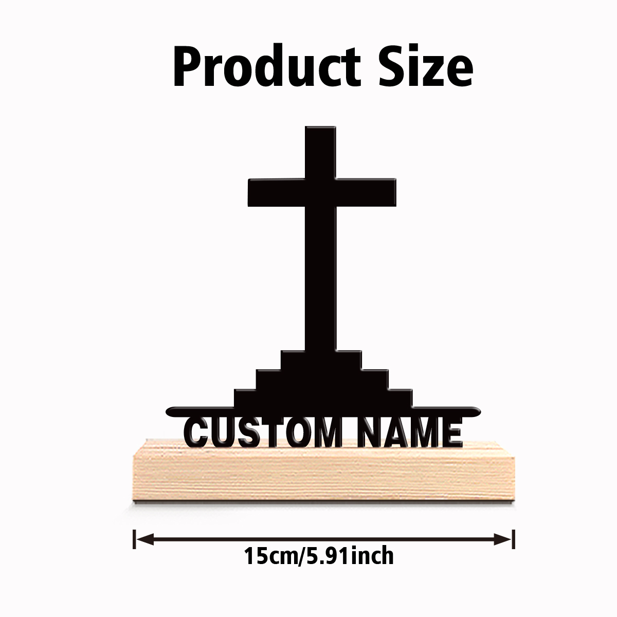 1pc Simple Holy Cross Custom T - đánh giá và giá Art Craft Home