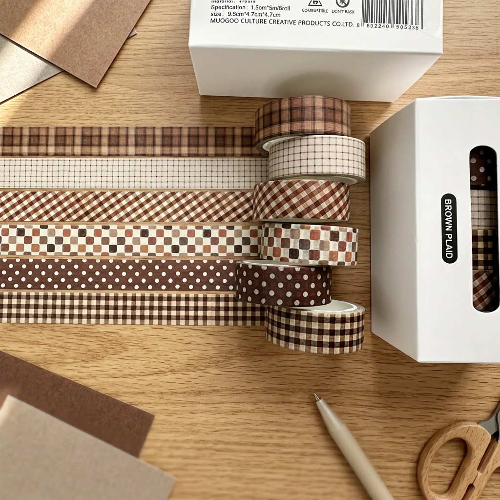 Washi Tape Set, 6 Rolls, Assor - đánh giá và giá Art Craft Journal