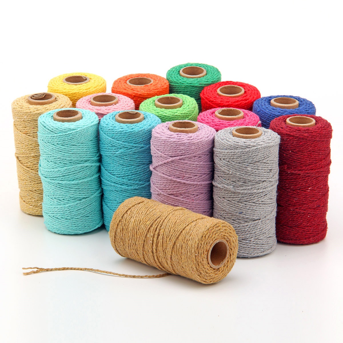 2Mm Dây Xoắn Dây 100% Cotton D - đánh giá và giá Macrame Cord Cotton