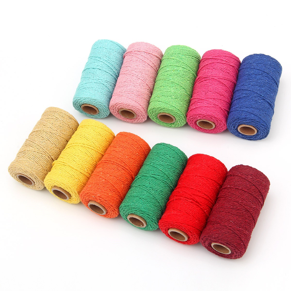 2Mm Dây Xoắn Dây 100% Cotton D - đánh giá và giá Macrame Cord Cotton