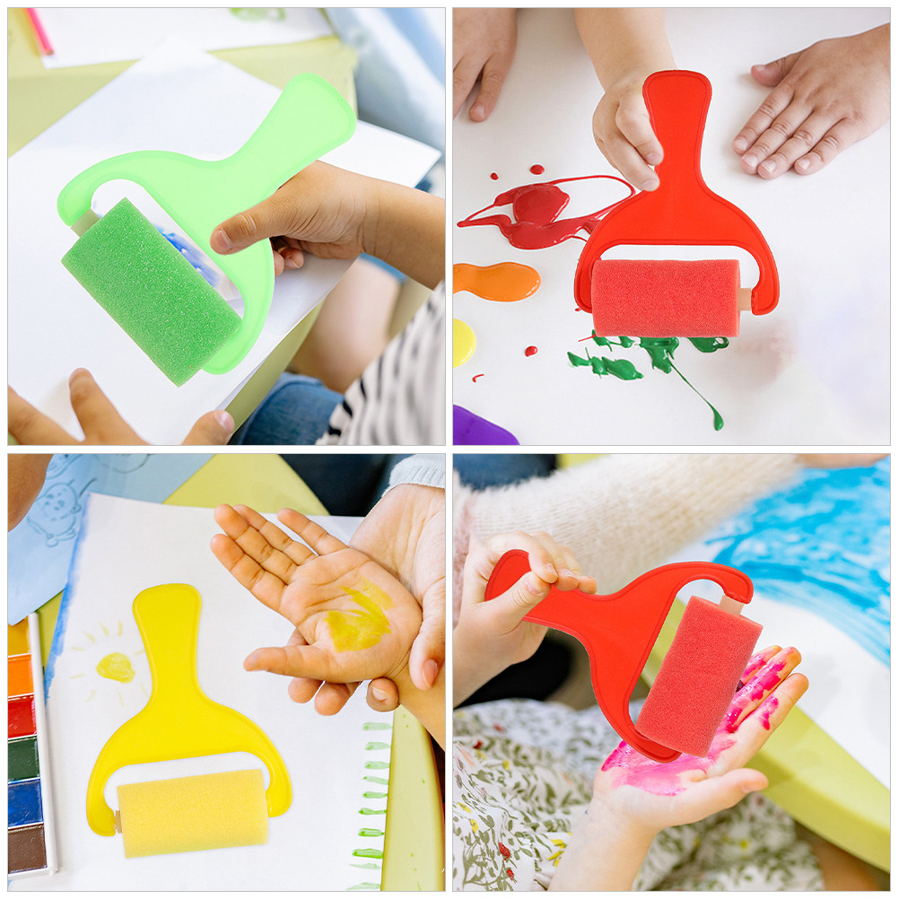 8Pcs Painting Sponge Brushes F - đánh giá và giá Art Craft Doodle