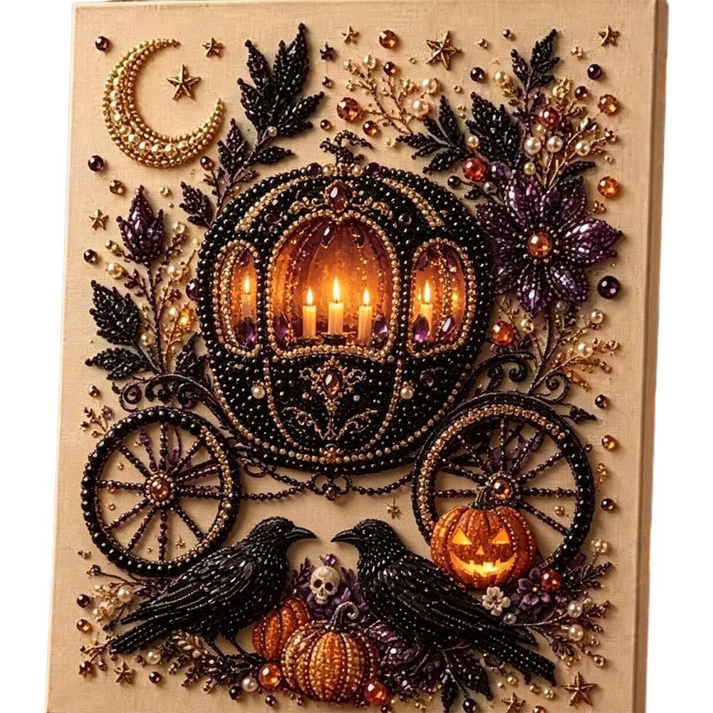 Halloween Ghost & Pumpkin 3D P - đánh giá và giá Art Craft Website