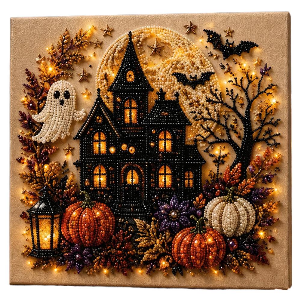 Halloween Ghost & Pumpkin 3D P - đánh giá và giá Art Craft Website