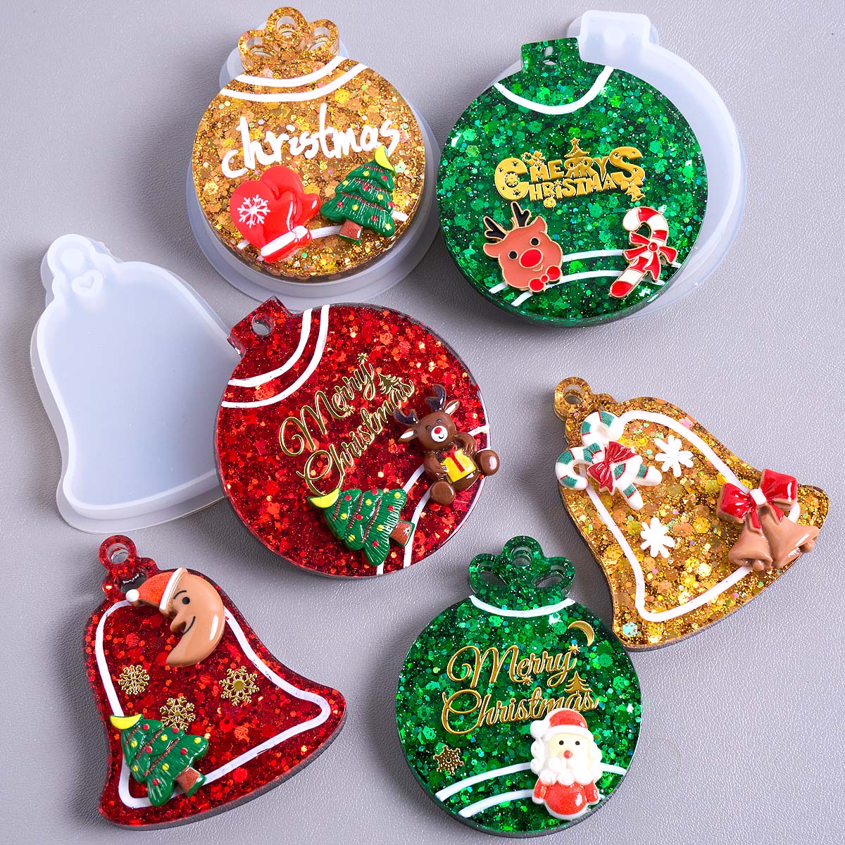 Xmas Tag Pendant Silicone Mold - đánh giá và giá Art Craft Model