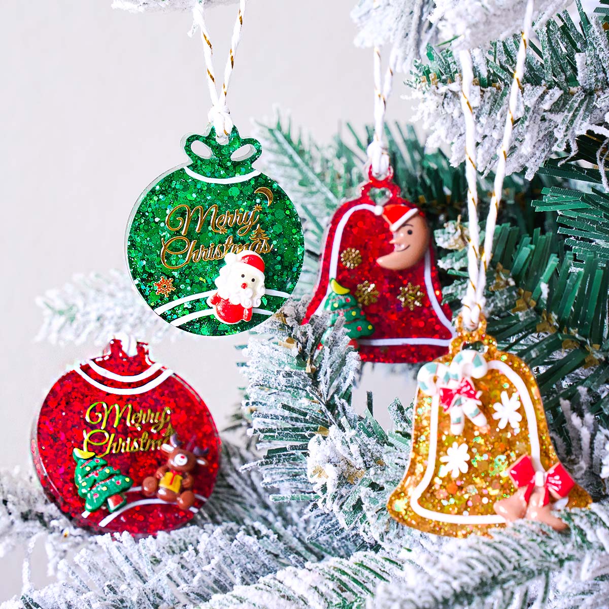 Xmas Tag Pendant Silicone Mold - đánh giá và giá Art Craft Model