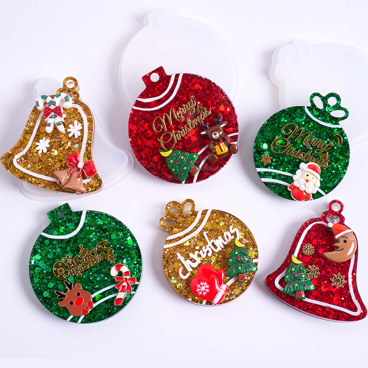 Xmas Tag Pendant Silicone Mold - đánh giá và giá Art Craft Model