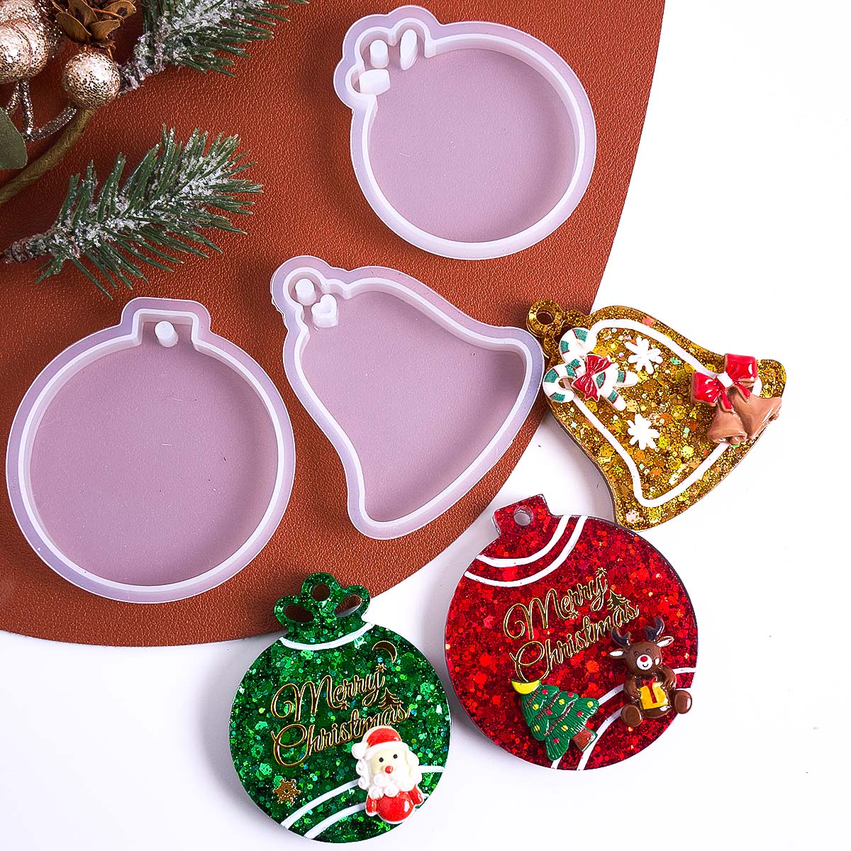 Xmas Tag Pendant Silicone Mold - đánh giá và giá Art Craft Model