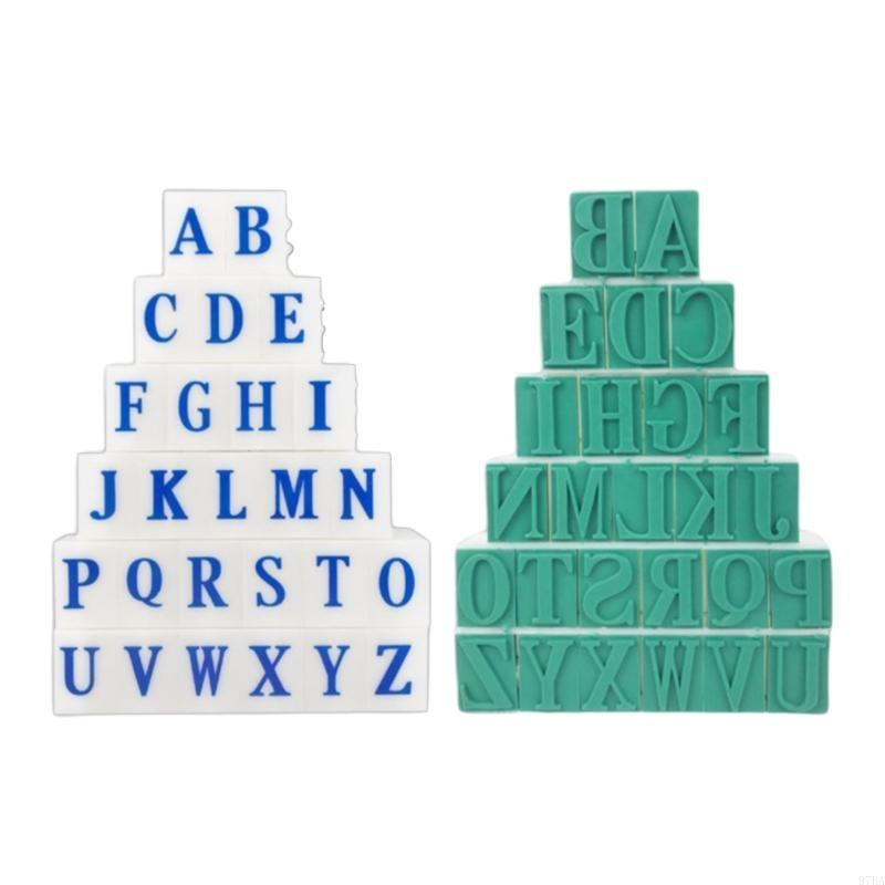 97BA 26Pcs Large Letter Stamp  - đánh giá và giá Art Craft Description