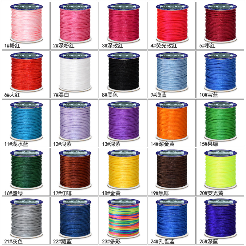 1.5Mm 2Mm 2.5Mm Nylon Cotton Đ - đánh giá và giá Macrame Cord Cotton