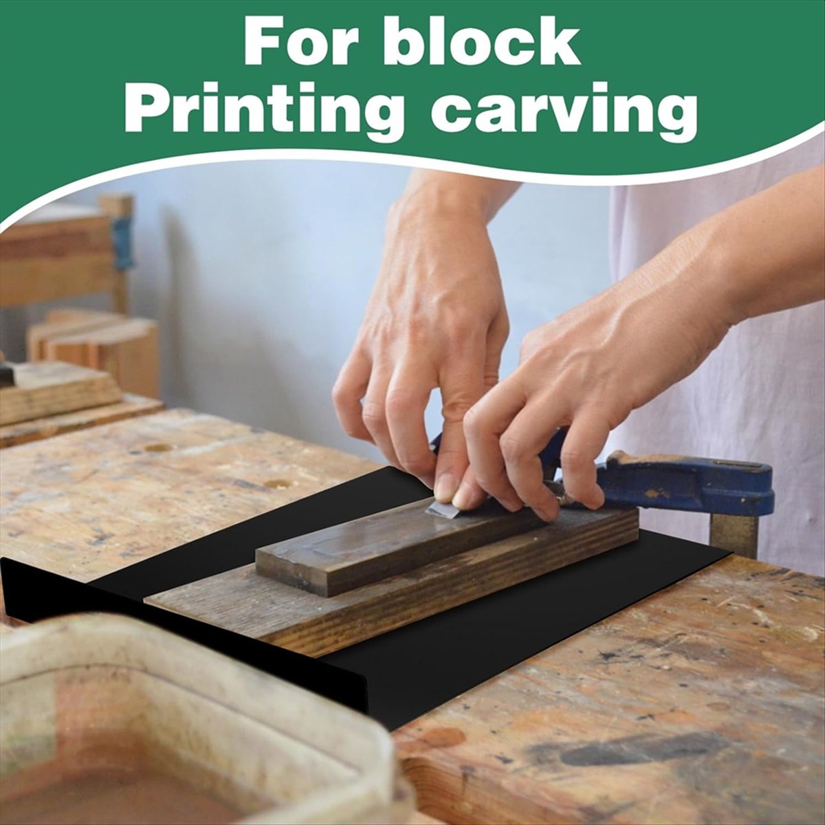3 Pcs Bench Hook and Inking Pl - đánh giá và giá Linocut Carving Tool
