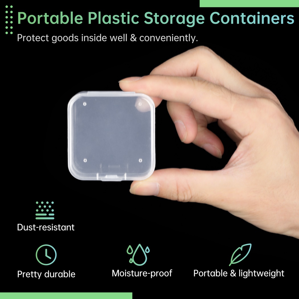 100Pcs Plastic Beads Storage C - đánh giá và giá Eco Art Craft