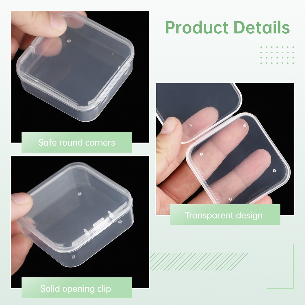 100Pcs Plastic Beads Storage C - đánh giá và giá Eco Art Craft
