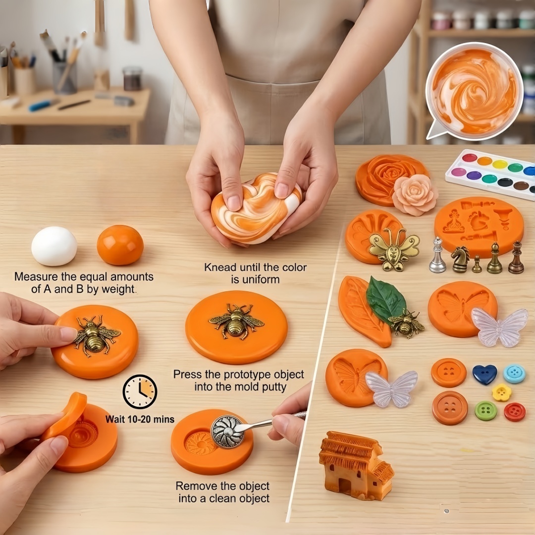 Silicone Putty DIY Crafting Se - đánh giá và giá Art Craft Model