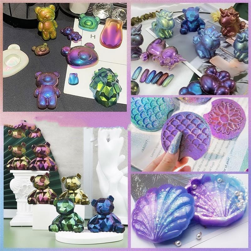 3g Mirror Chameleons Resin Pig - đánh giá và giá Resin Pigment Powder