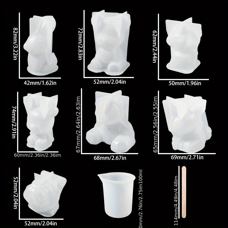 19pcs Resin-Made Mold Set, Sui - đánh giá và giá Art Craft Model
