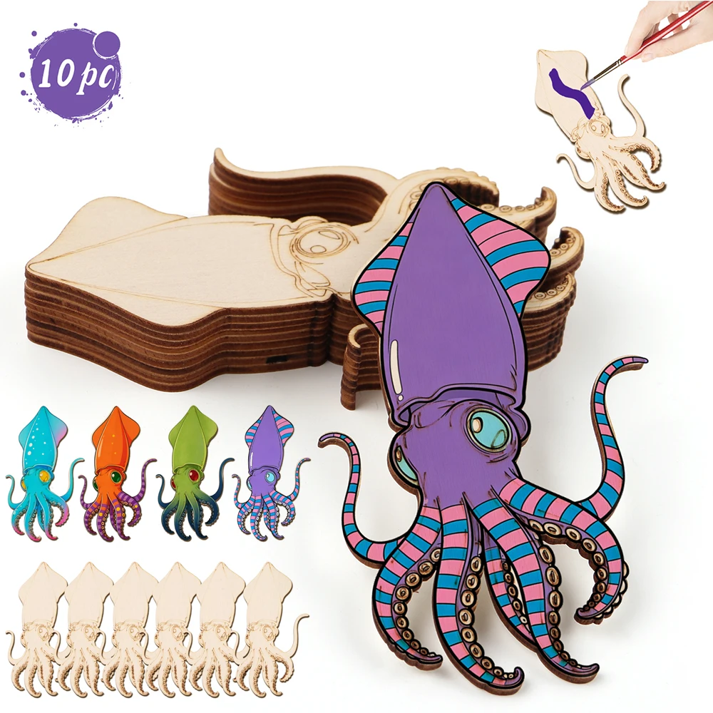 10pcs/set Unfinished Wood Craf - đánh giá và giá Art Craft Us