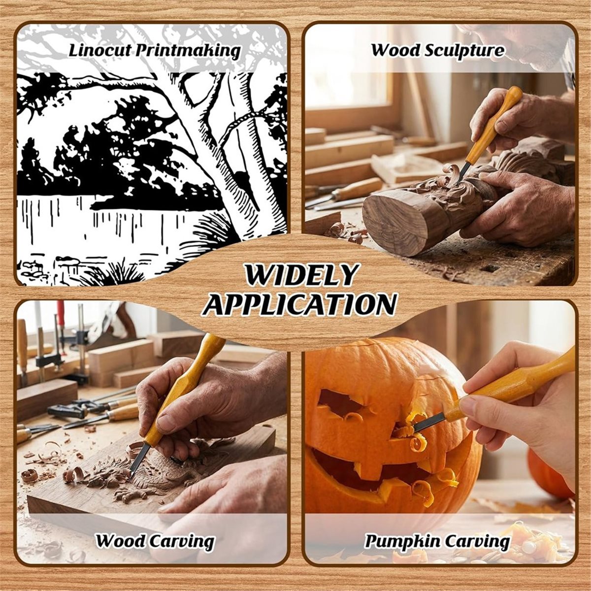 5 Pcs Carving Tools Set for Li - đánh giá và giá Linocut Carving Tool
