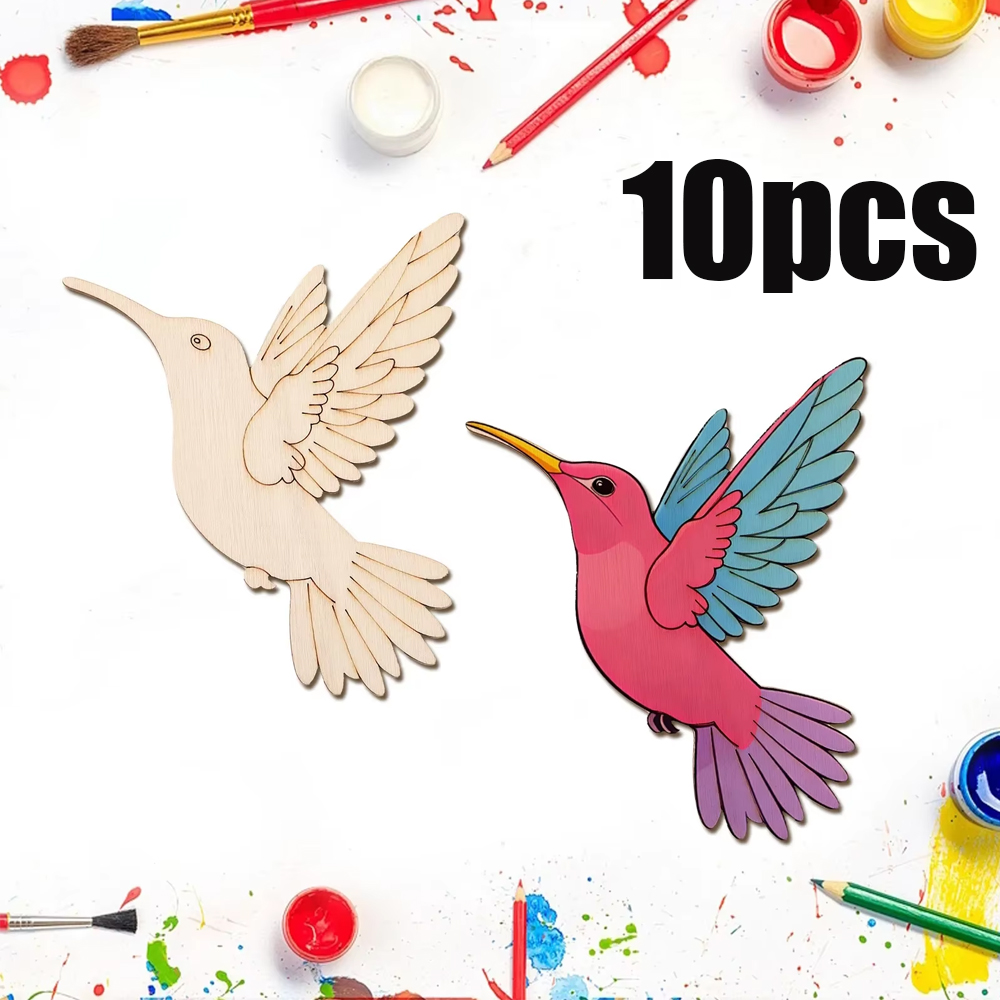 10pcs Unfinished Wood Animal B - đánh giá và giá Art Craft Us