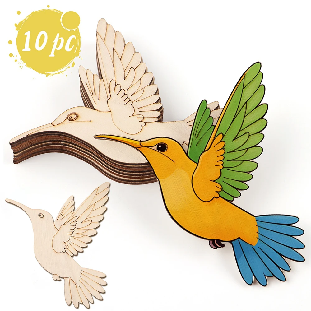 10pcs Unfinished Wood Animal B - đánh giá và giá Art Craft Us