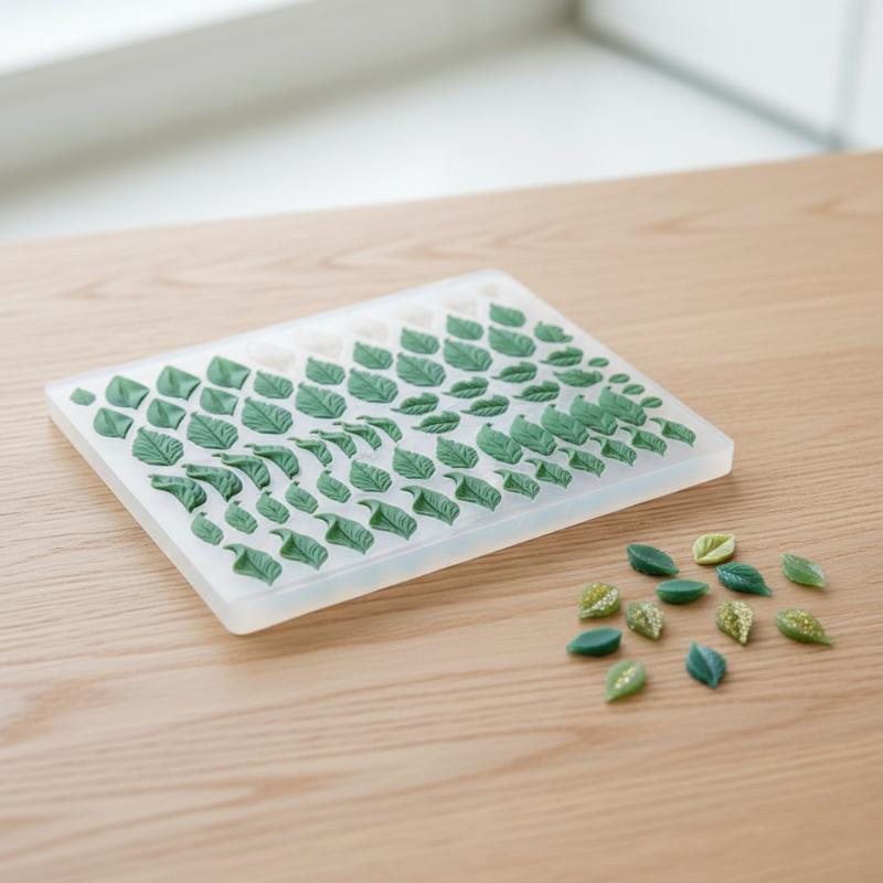 Miniature Leaf Silicone Mold 3 - đánh giá và giá Art Craft Clay