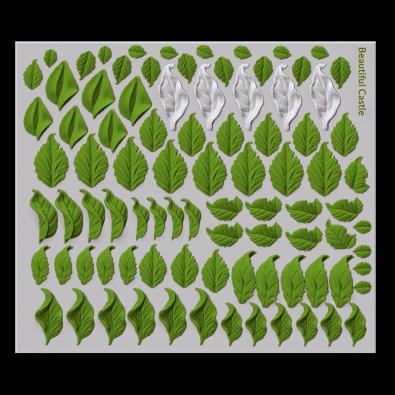 Miniature Leaf Silicone Mold 3 - đánh giá và giá Art Craft Clay