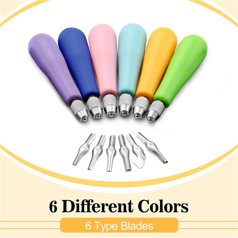 B14C 24Pack Craft Linoleum Cut - đánh giá và giá Linocut Carving Tool