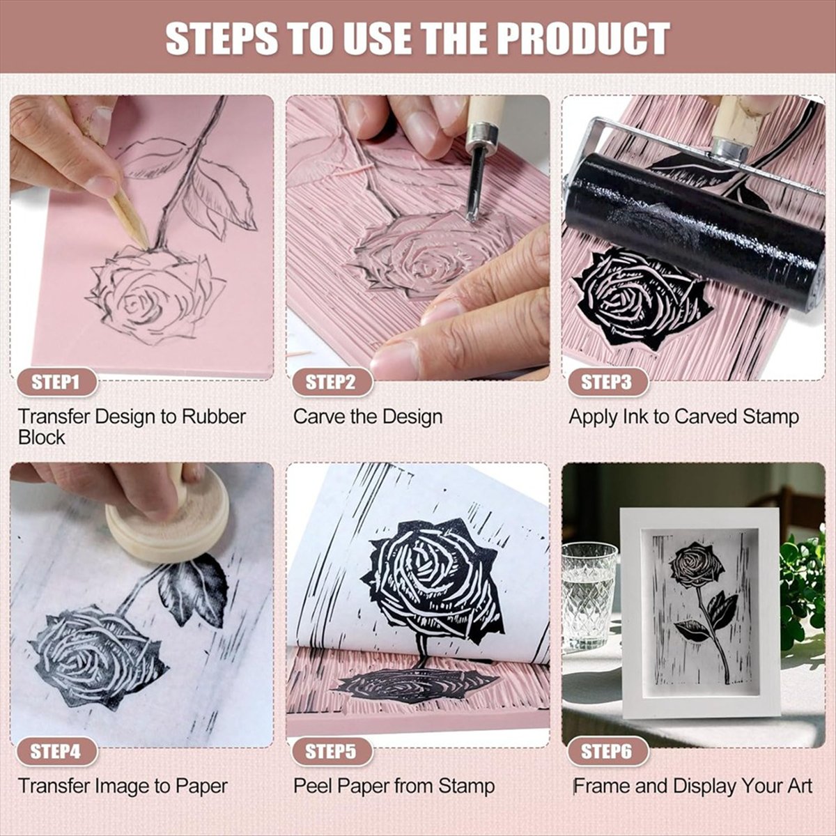 A79G Linoleum Blocks for Print - đánh giá và giá Linocut Carving Tool