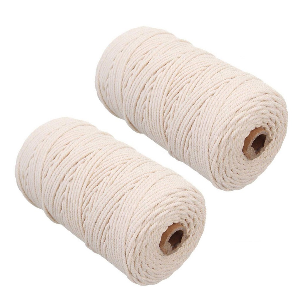 Macrame Rope 2mm 200M Natural  - đánh giá và giá Macrame Cord Cotton
