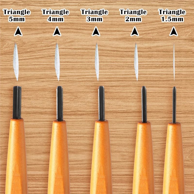 AEA9-5 Pcs Carving Tools Set - - đánh giá và giá Linocut Carving Tool